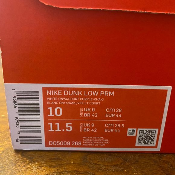 Nike Dunk Low Setsubun Brown Purple Lifestyle Casual Shoes DQ5009-268 Size 10 - Picture 7 of 7